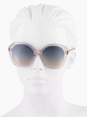 Chloé' Women's Oversized Gradient Lens Sunglasses - Pink Frame